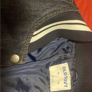 Old Navy Denim Jacket with Blue Accents